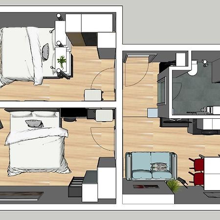 Apartmán Studio Brunhilde - Messe Graz - 59 M² Exteriér fotografie