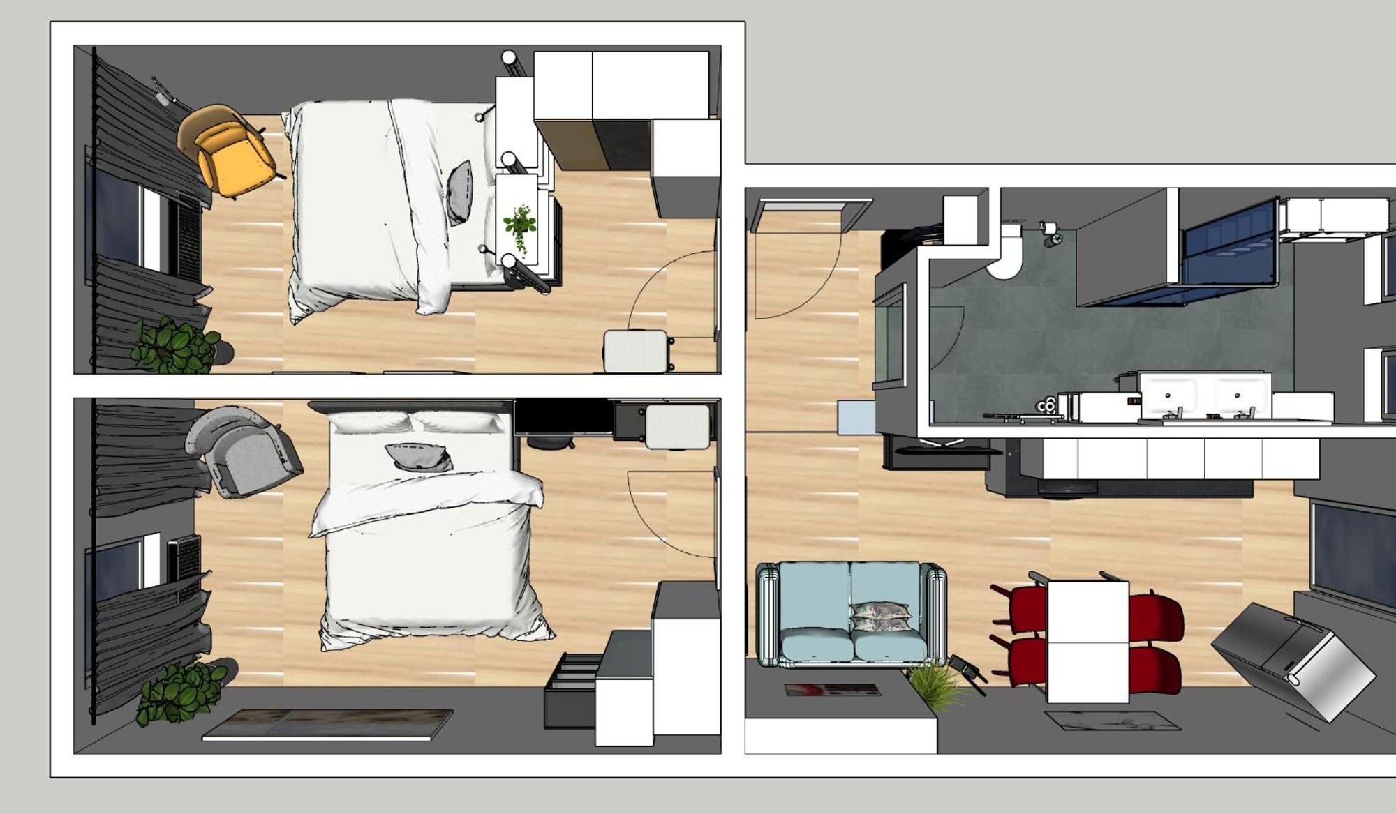 Apartmán Studio Brunhilde - Messe Graz - 59 M² Exteriér fotografie